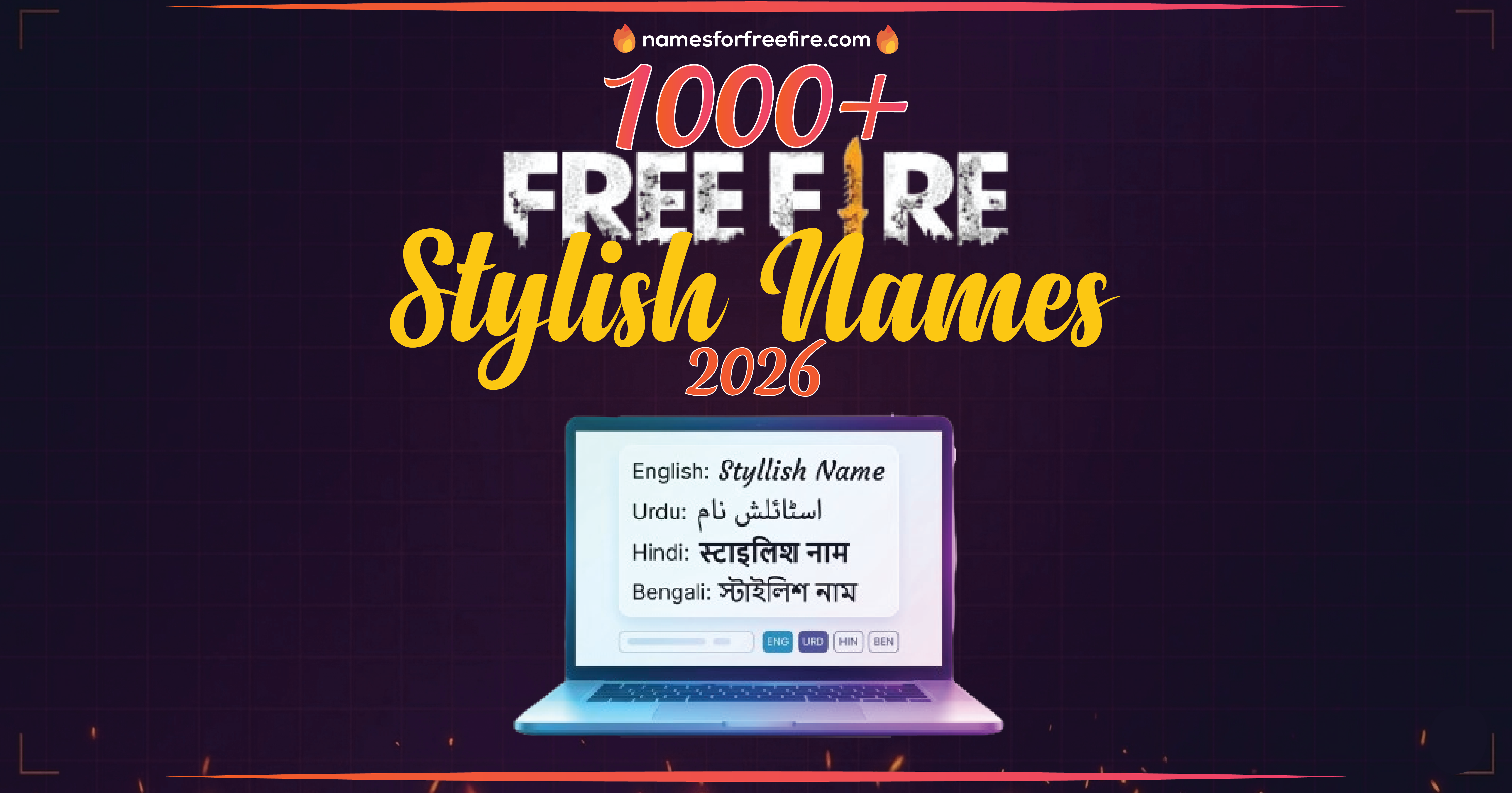 free fire stylish name