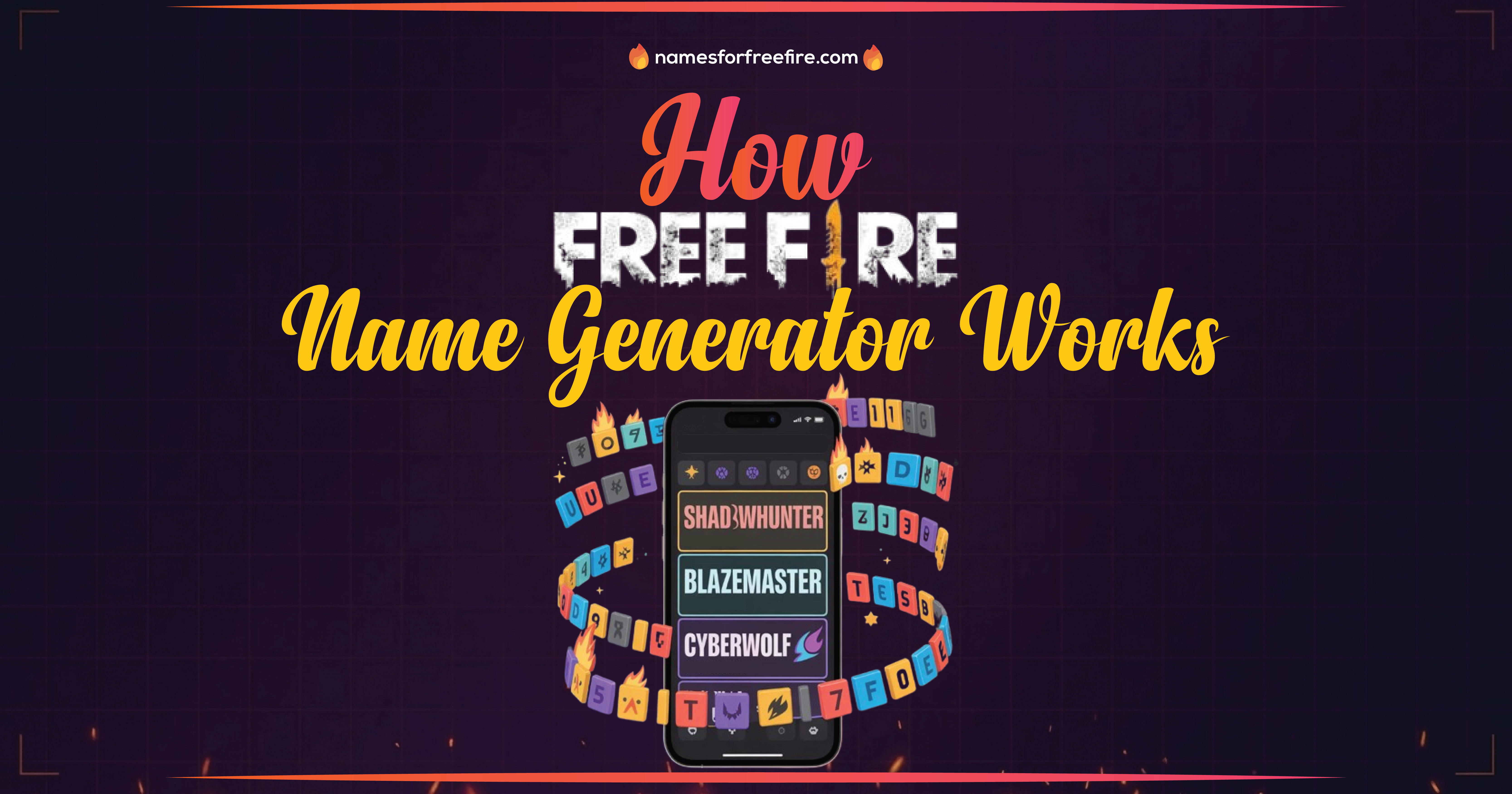 how free fire name generator works