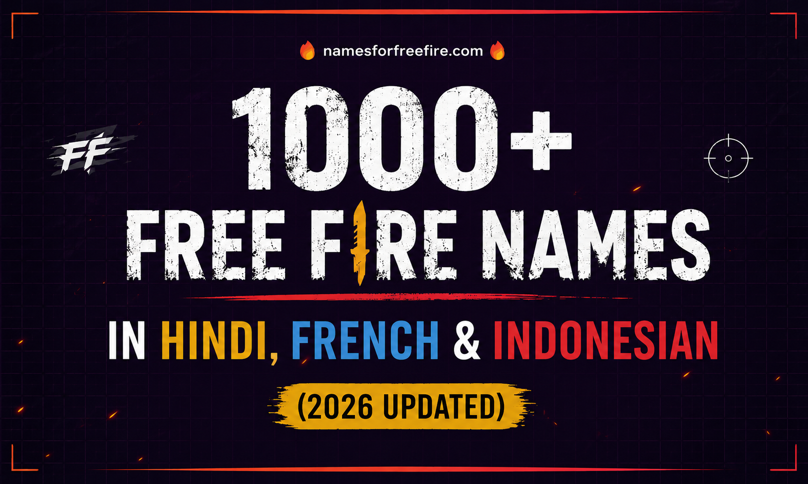 Free Fire Name Ideas